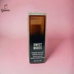 Huda Beauty Sweet Nudes Power Bullet Glow Cream Lipstick Sweet Cheeks 3g NEW