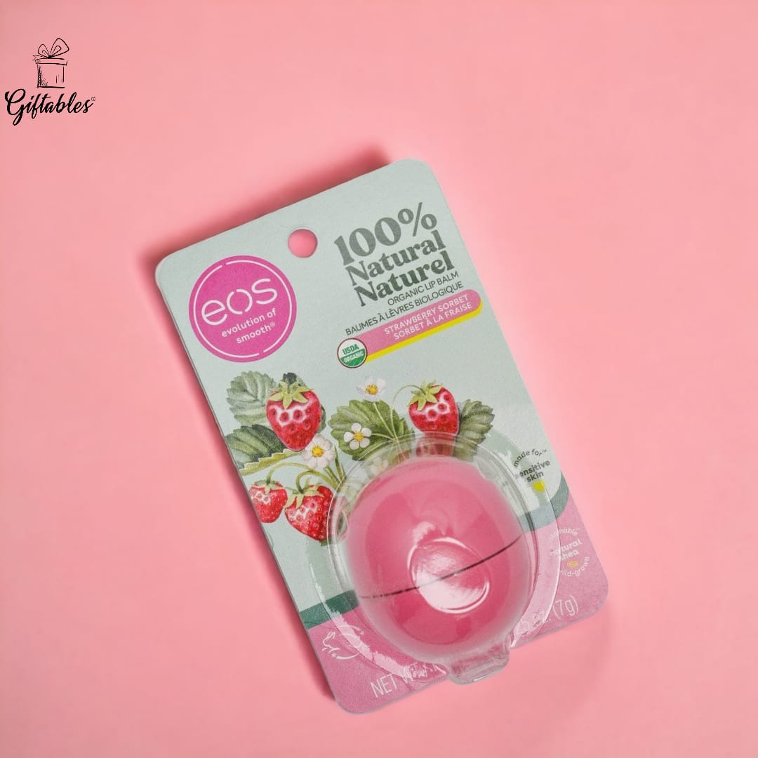 eos 100% Natural & Organic Lip Balm- Strawberry