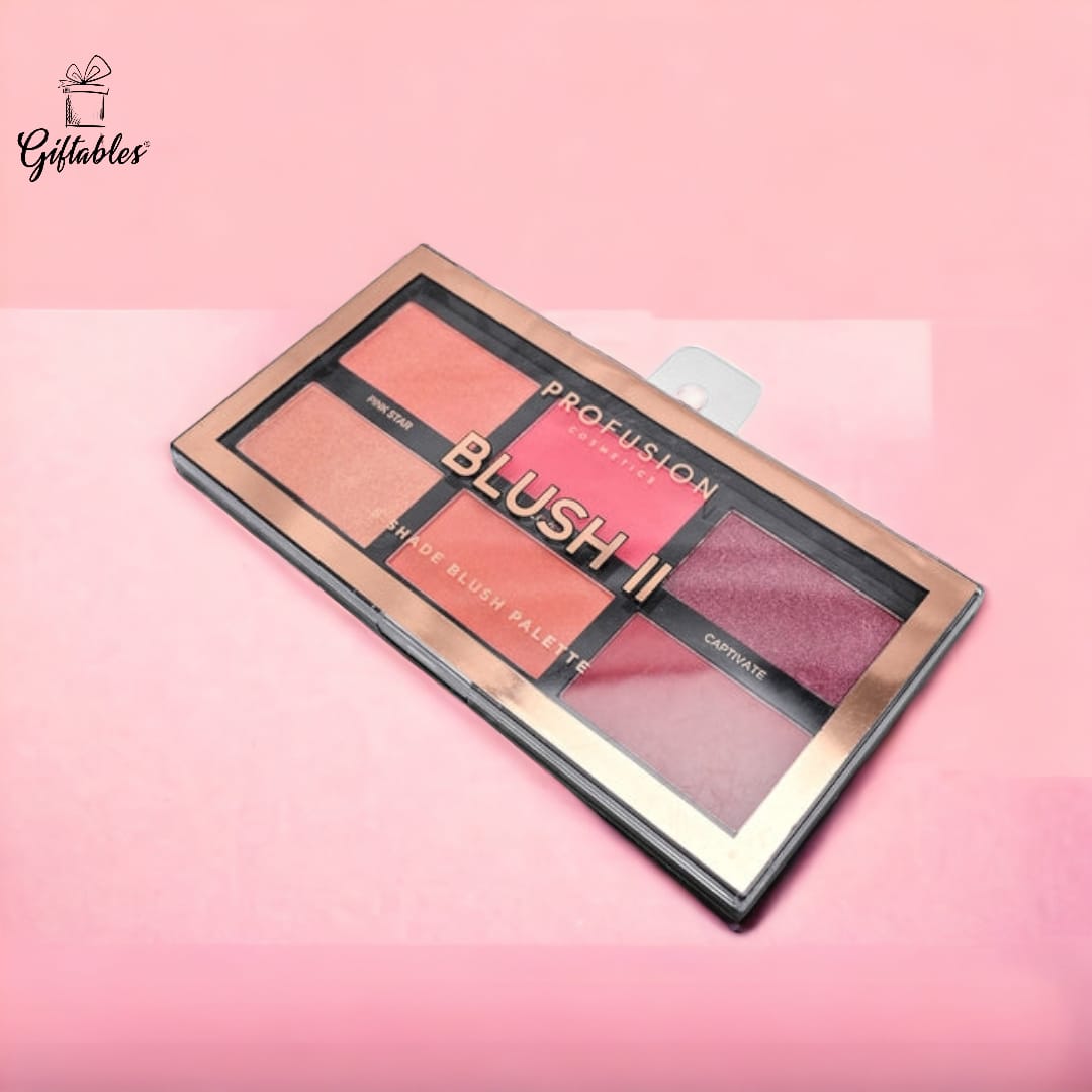 Profusion Cosmetic BLUSH II  6 Shade Blush Palette