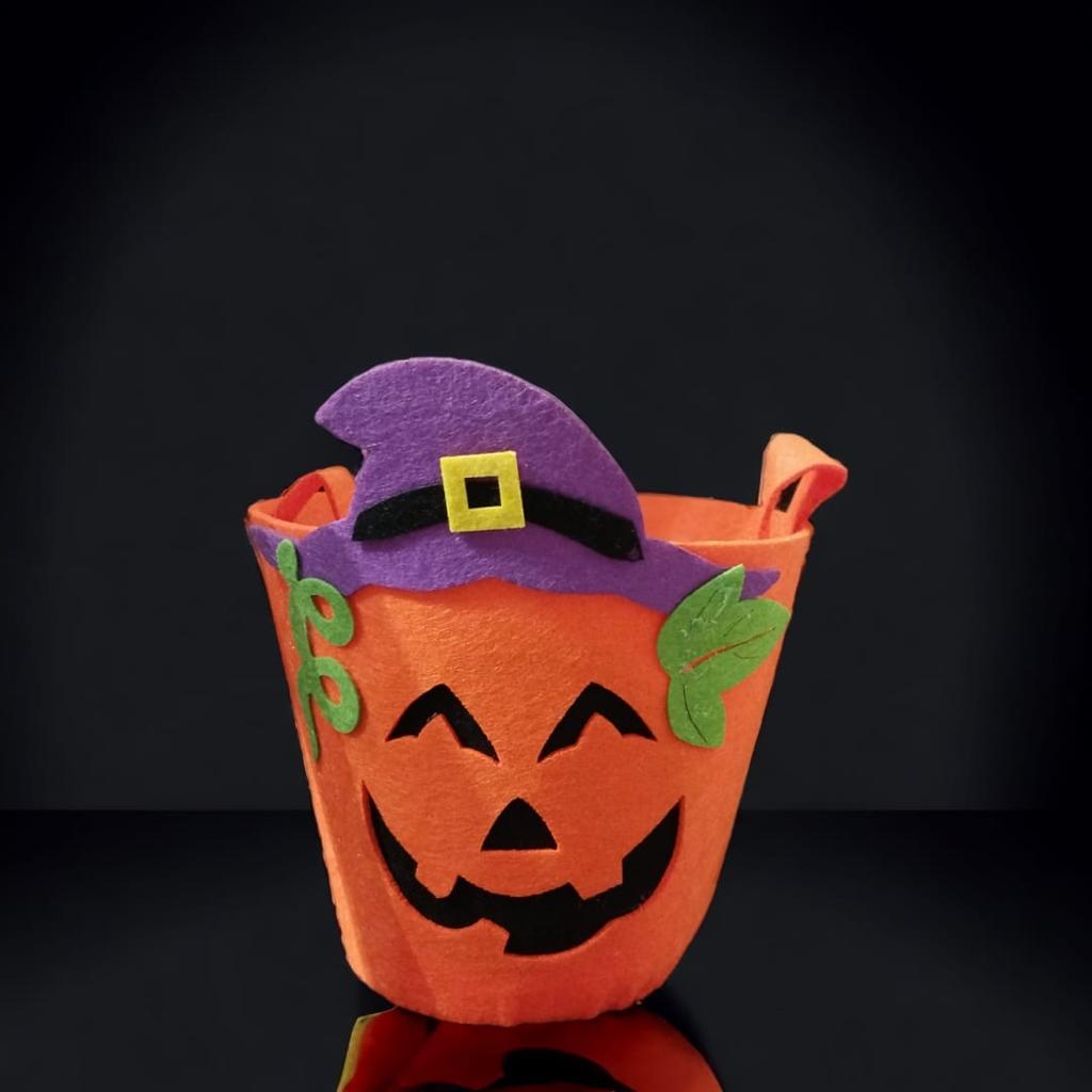 Pumpkin Goody Bag Basket