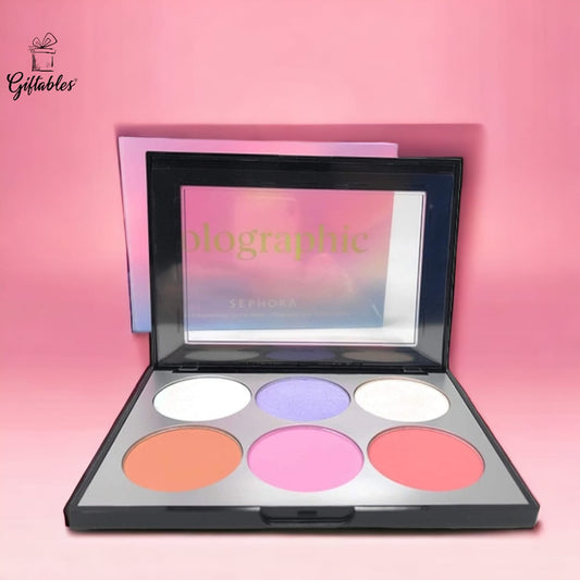 SEPHORA HOLOGRAPHIC FACE & CHEEK PALETTE