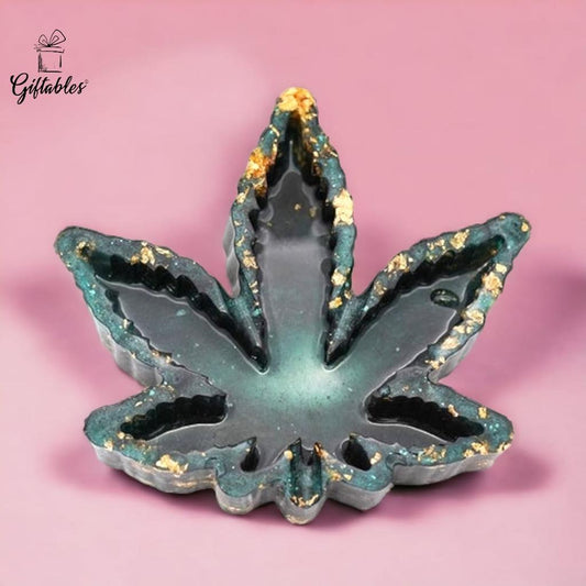 Weed ashtray resin art atw3