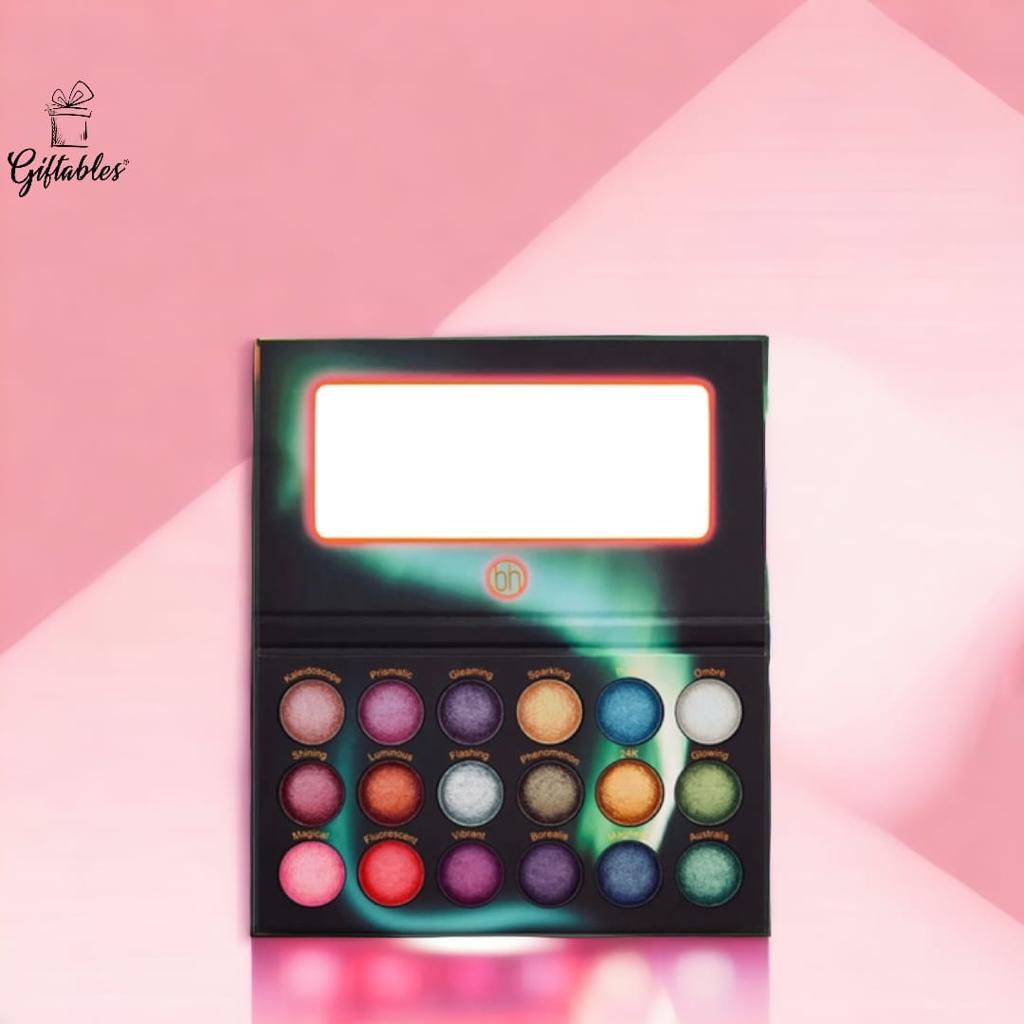 BH Cosmetics AURORA LIGHTS 18 Colour Baked Eyeshadow Palette