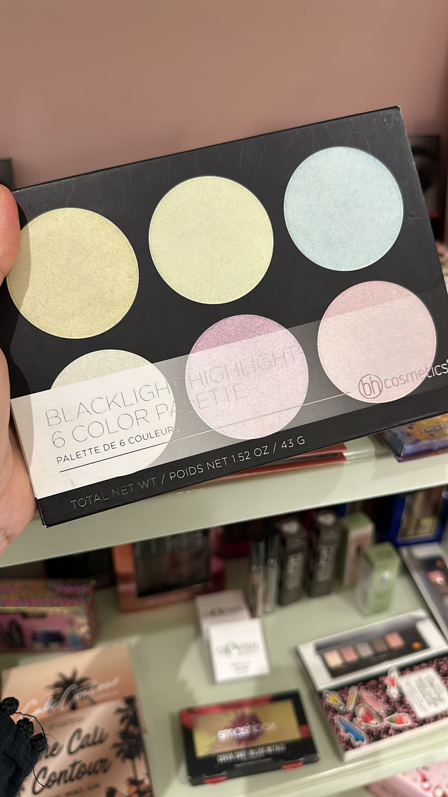 BH COSMETICS - Blacklight Highlight 6 COLOR PALETTE 