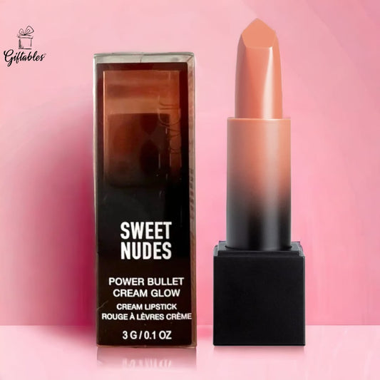 Huda Beauty Sweet Nudes Power Bullet Glow Cream Lipstick Sweet Cheeks 3g NEW