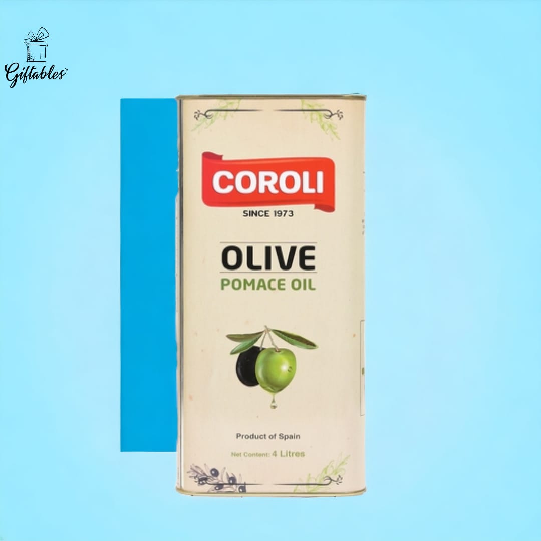 coroli pomace olive oil 4 liter tin