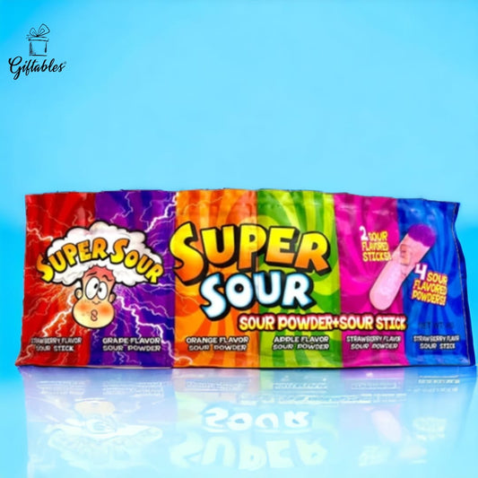 supersour sour powder plus sour stick