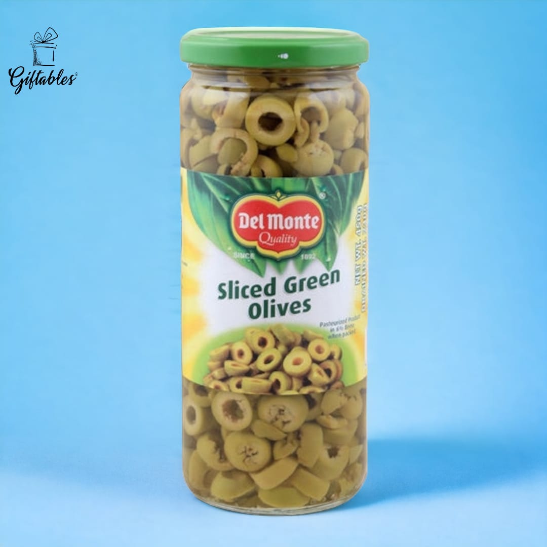 delmonte olive green slice 450 grams