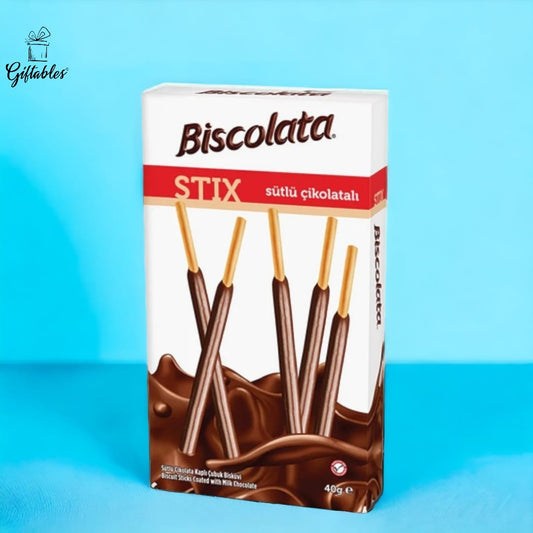 Biscolata Biscuit Sticks Coated with Milk Chocolate