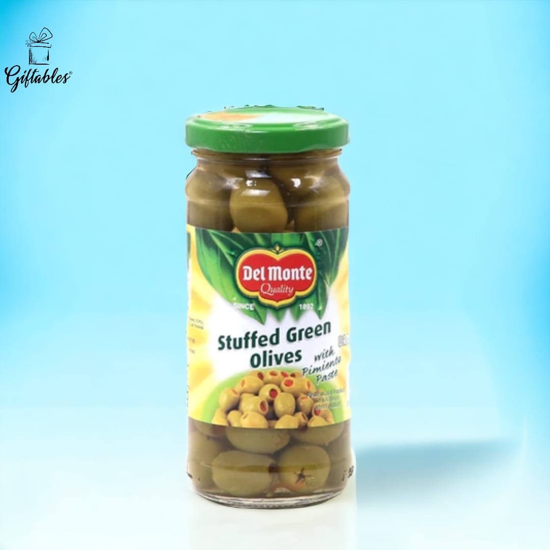 delmonte olive green pitted 235 grams