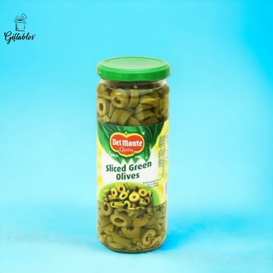 delmonte olive green slices 235 grams