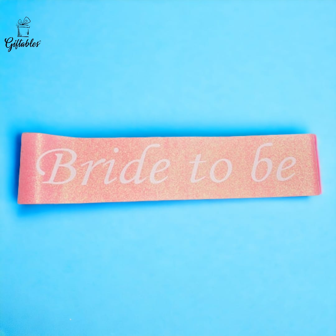 Bride To Be Sash