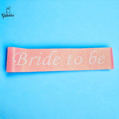 Bride To Be Sash