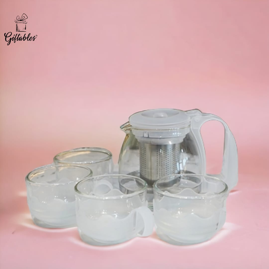 Crystal tea set