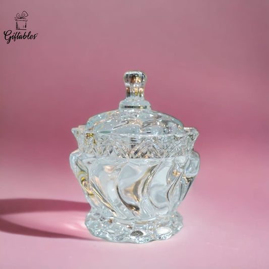 Crystal Candy Jar with Lid