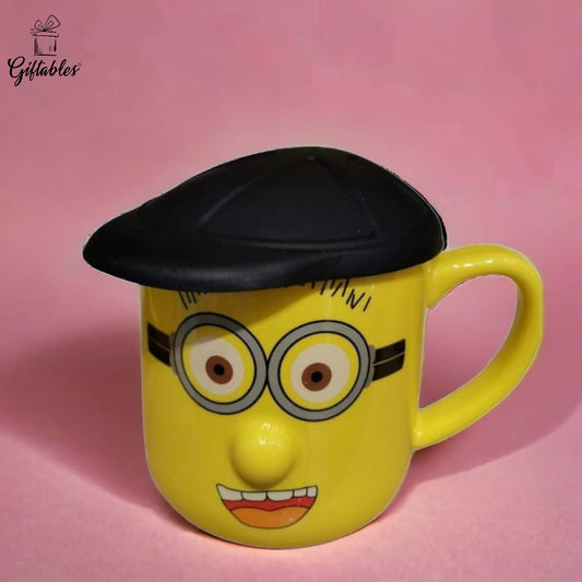 Minion Mug with Hat Lid