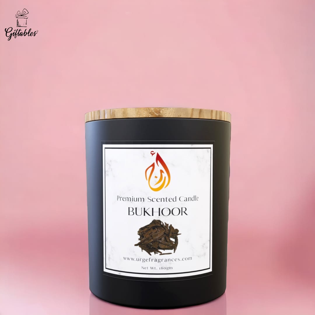 Urge Scented Candle Bakhoor black jar 230g