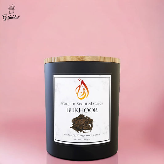 Urge Scented Candle Bakhoor black jar 230g