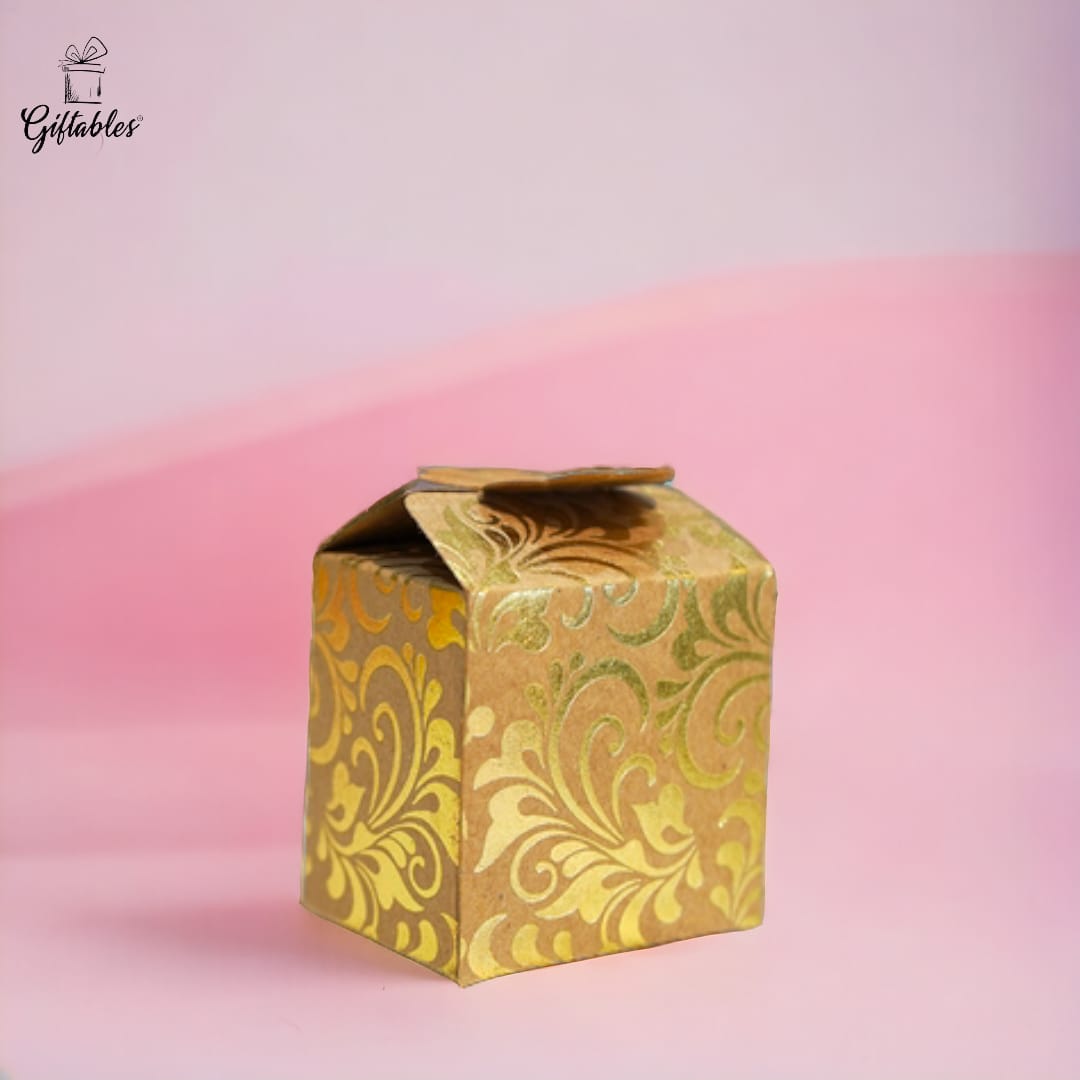 gold foil print small box