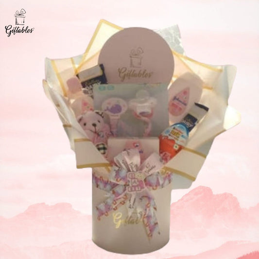 Gift Basket Pink-Baby