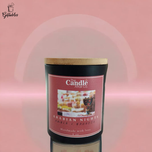 The Candle Affair  Arabian Nights - Premium Matte Black Jar