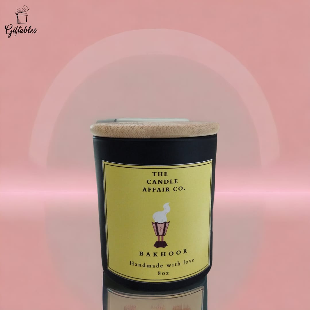 The Candle Affair Bakhoor - Premium Matte Black Jar