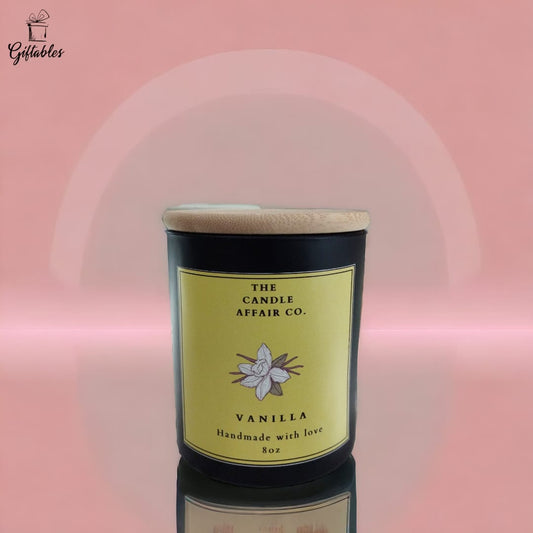 The Candle Affair Vanilla   - Premium Matte Black Jar