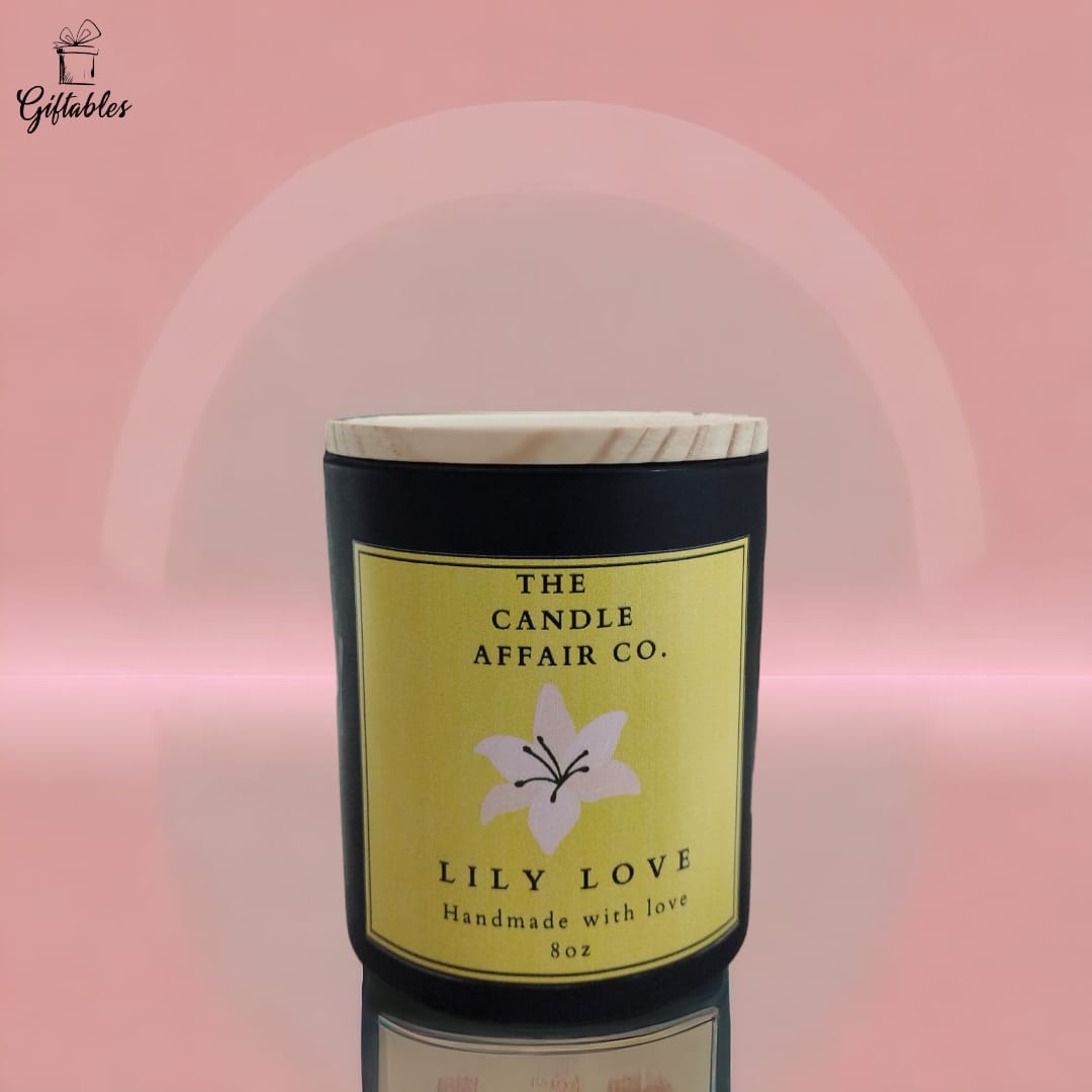 The Candle Affair Lily Love - Premium Matte Black Jar