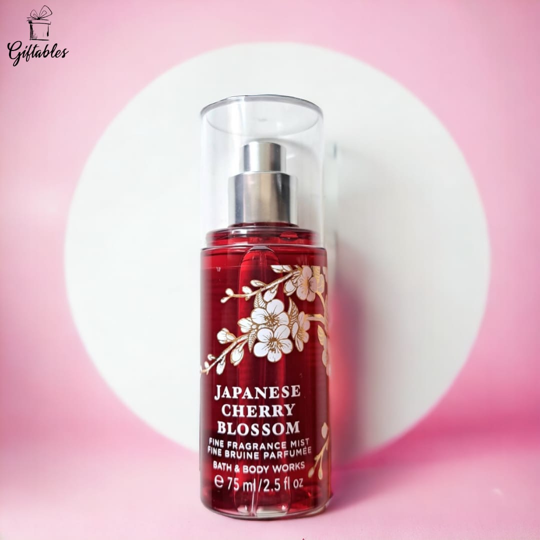 Bath & Body Works Japanese Cherry  (Travel Size) - 75ml Fine Fragrance Mist