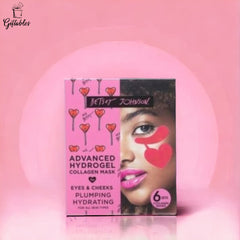 BETSEY JOHNSON~6 Sets Advanced Hydrogel Collagen Mask For Eyes & Cheeks