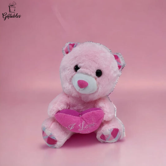 Pink Teddy Bear With Heart