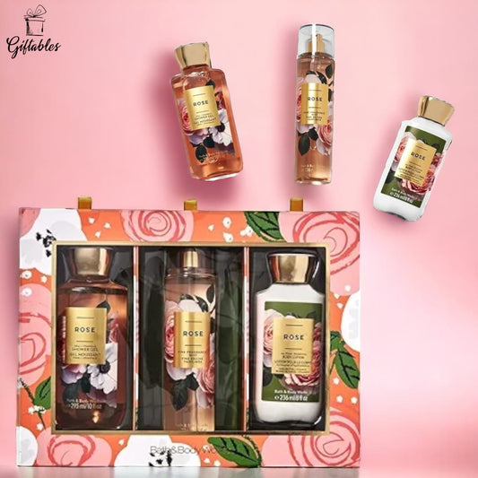 Bath & Body Works Rose Gift Box Set (3 pc)