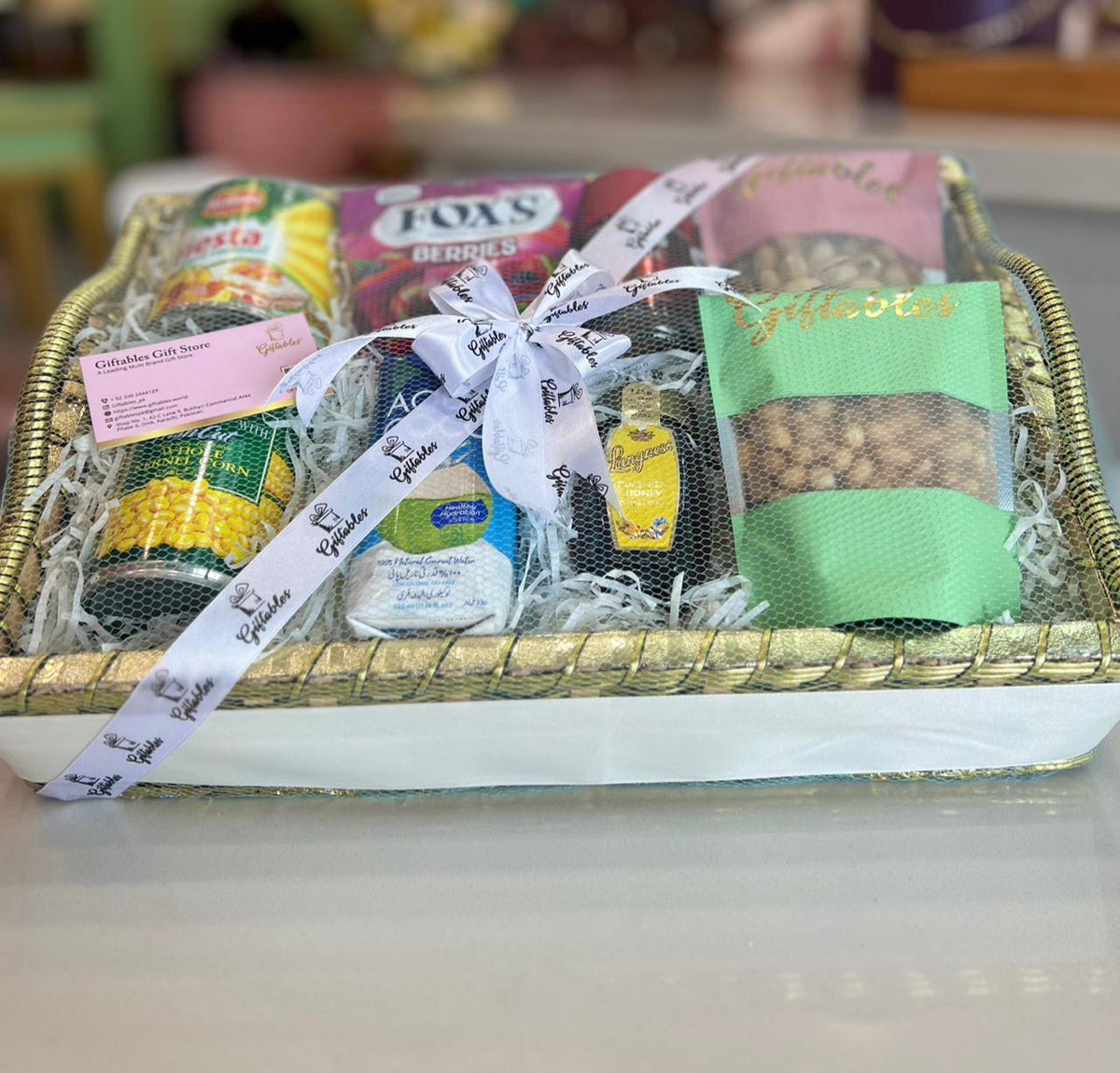 The Golden Glow Basket
