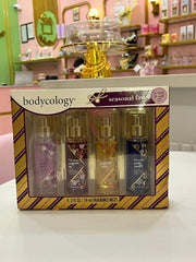 Bodycology 4 pc Set Winter Plum, Candy Cane, Gingerbread Cookie & Winter Vanilla
