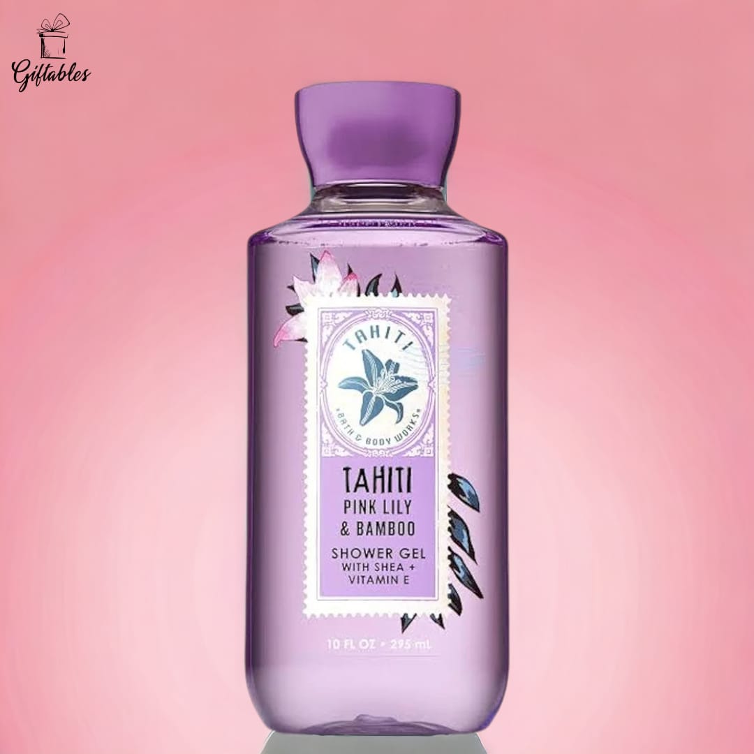 Bath & Body Works Tahiti Pink Lily & Bamboo Shower Gel