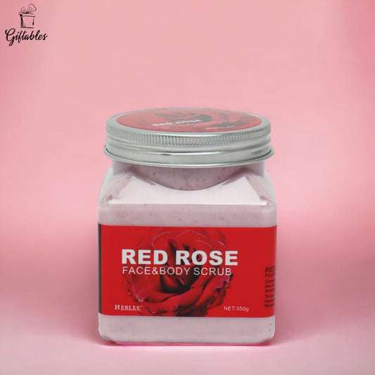 Cool Days Red Rose Face & Body Scrub 350ml