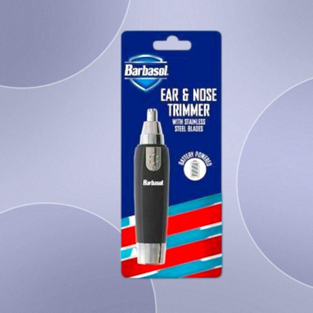 Barbasol ear & nose trimmer with stainless steel blades (battery powered)