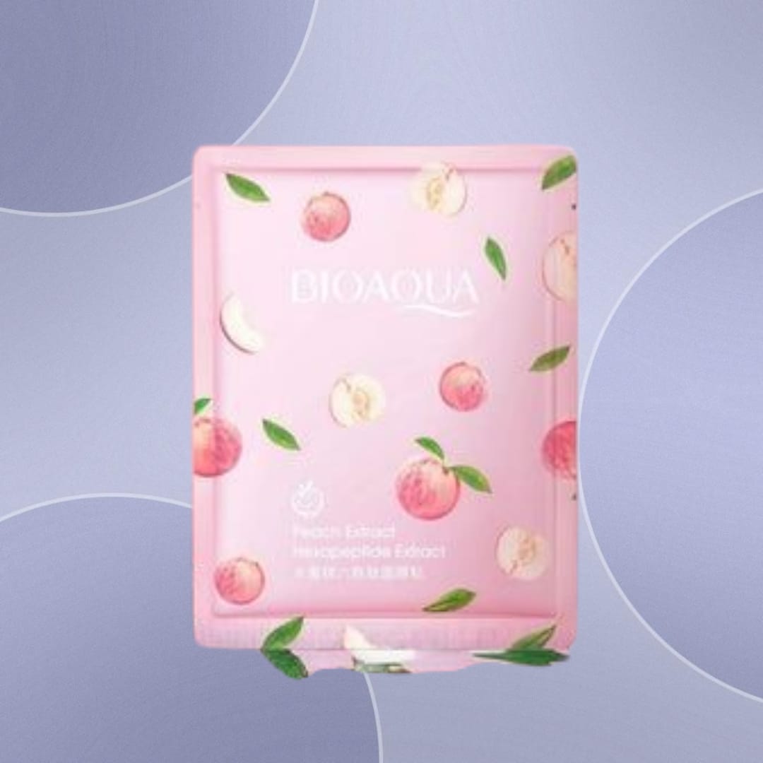 Bio aqua peach extract facial mask