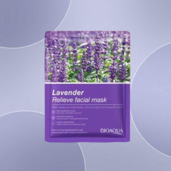 bio aqua lavender facial sheet mask