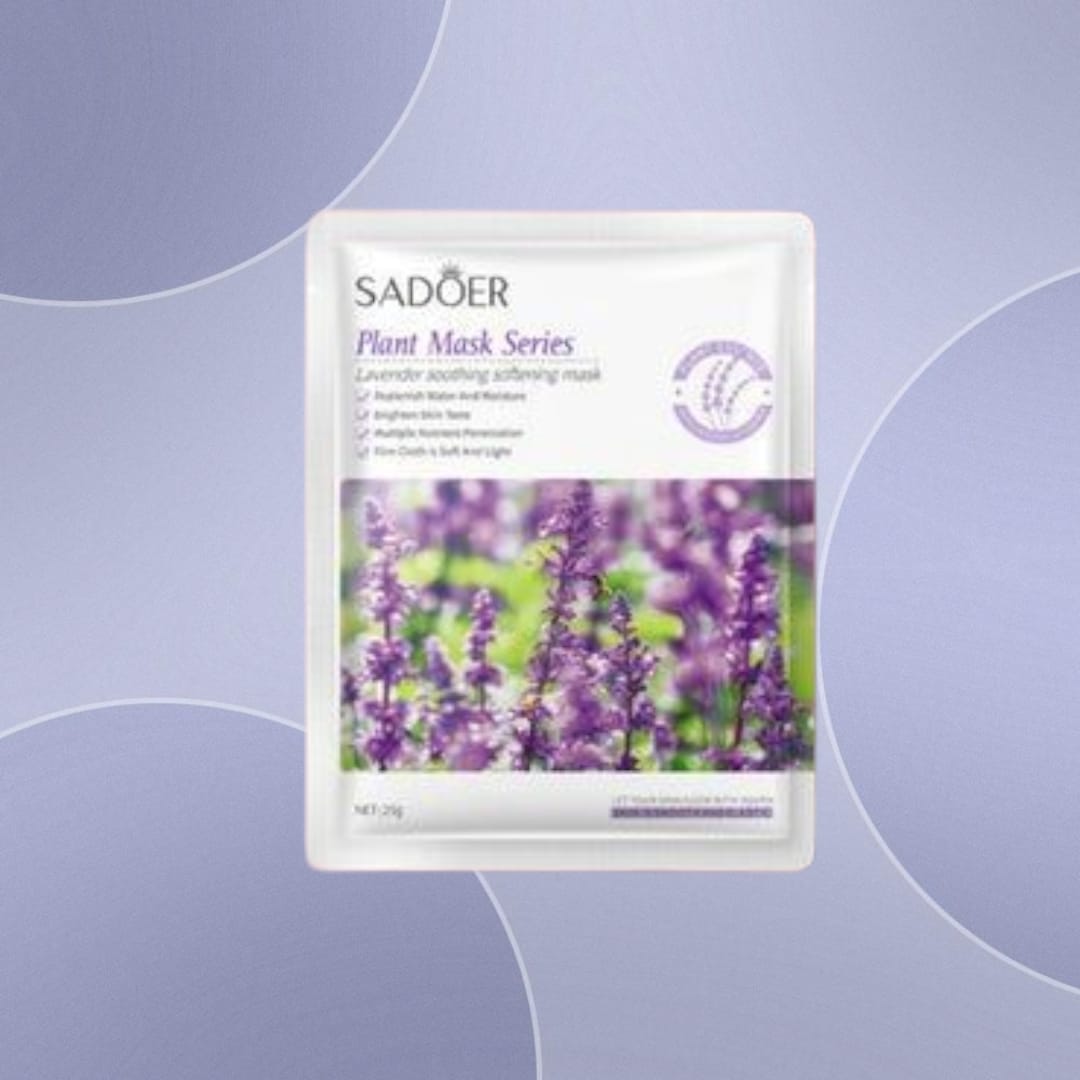 Sadoer Lavender facial sheet mask