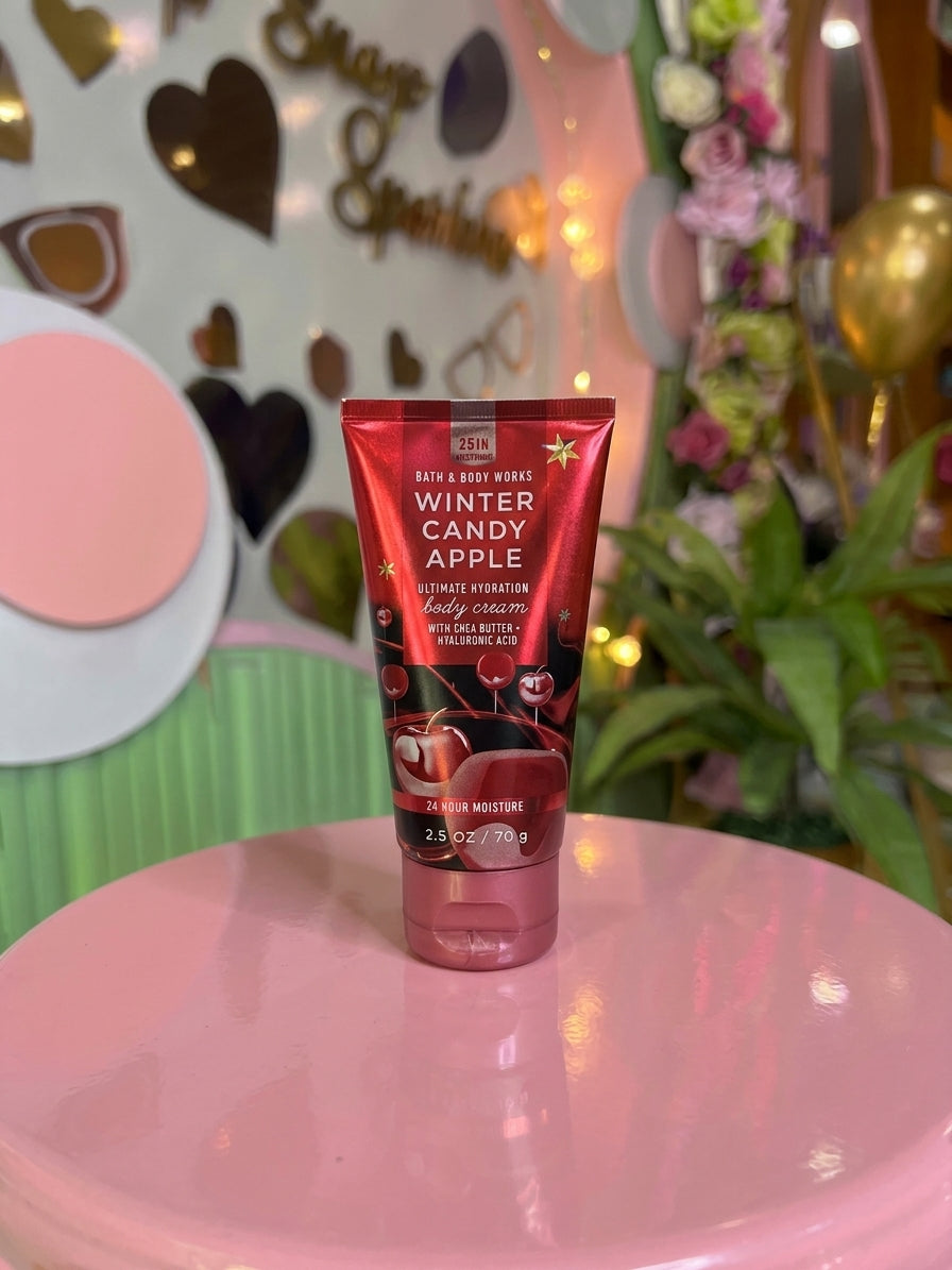 Bath & Body Works Winter Candy Apple body cream Travel Size 70gm