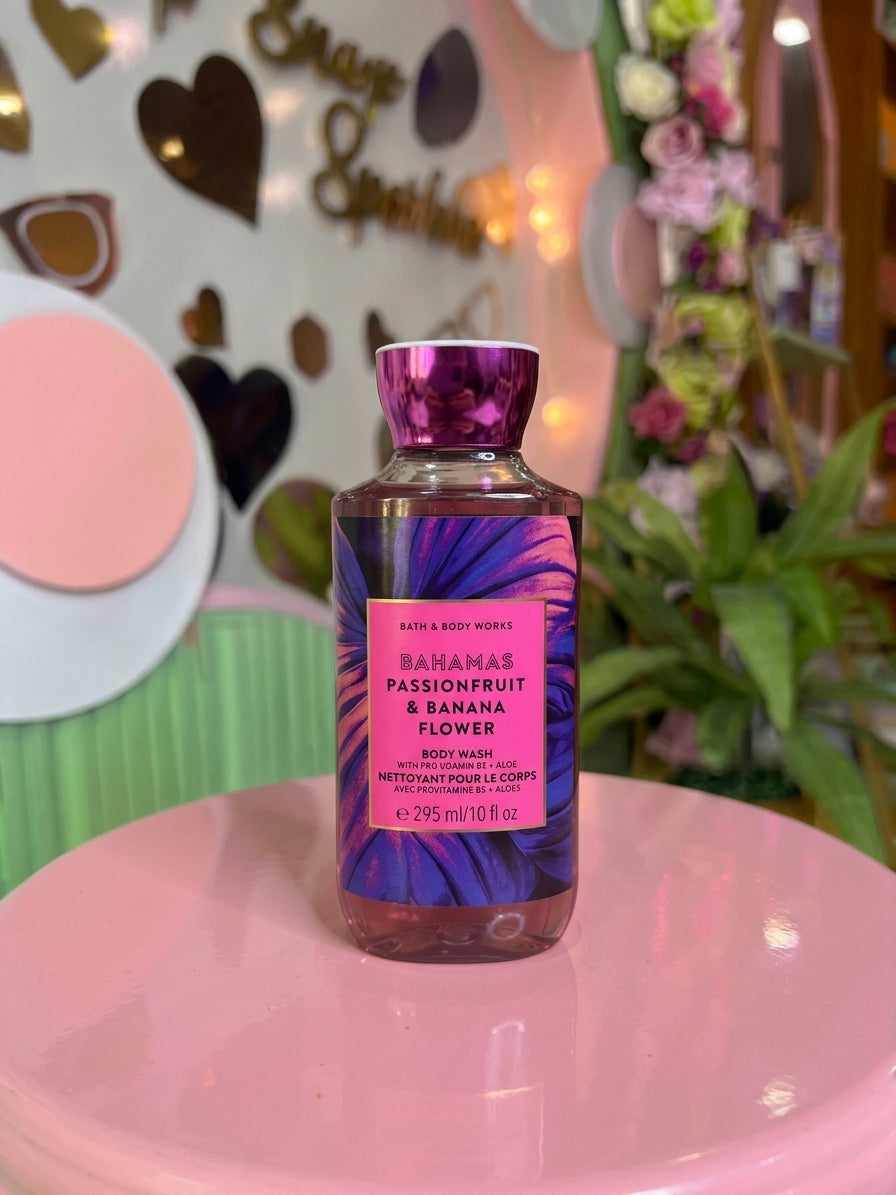 Bath & Body Works Bahamas Passionfruit & Banana Flower Body Wash (295 mL)