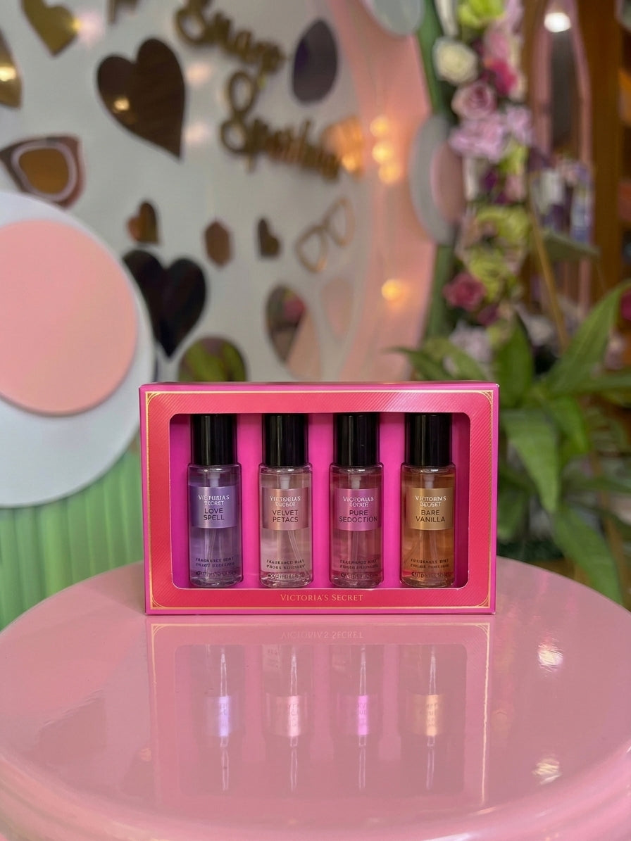 Victorias Secret Mist Collection 4 Piece Mini Mist Gift Set
