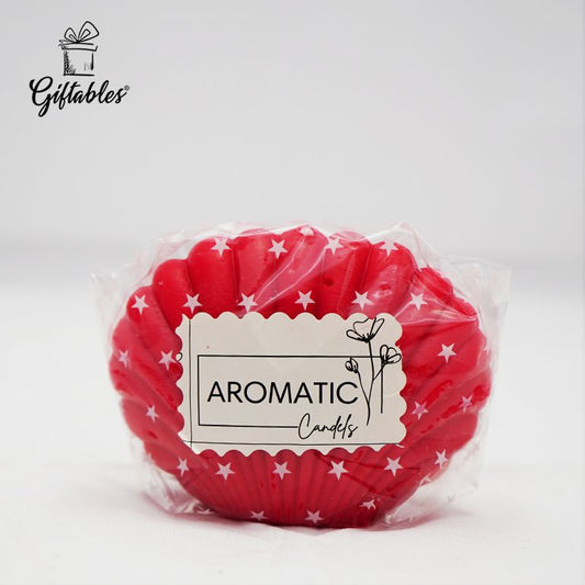 Aromatic pearl candle red